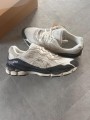 Asics gel nyc white smokey grey cream beige black