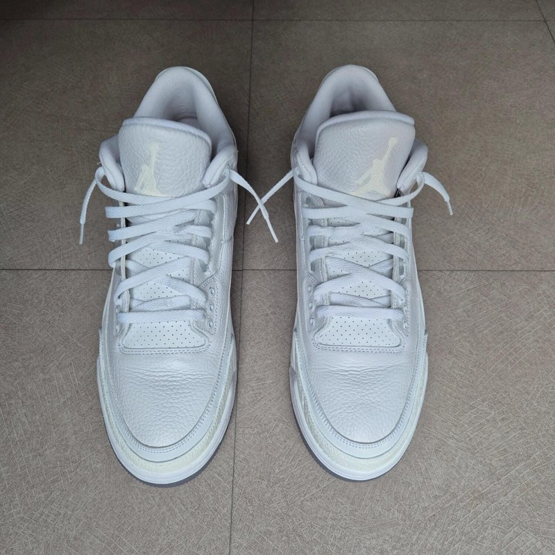 Jordan 3 "Triple White" 2