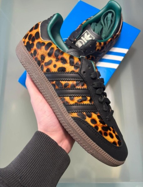 adidas samba og black green leopard taille 37
