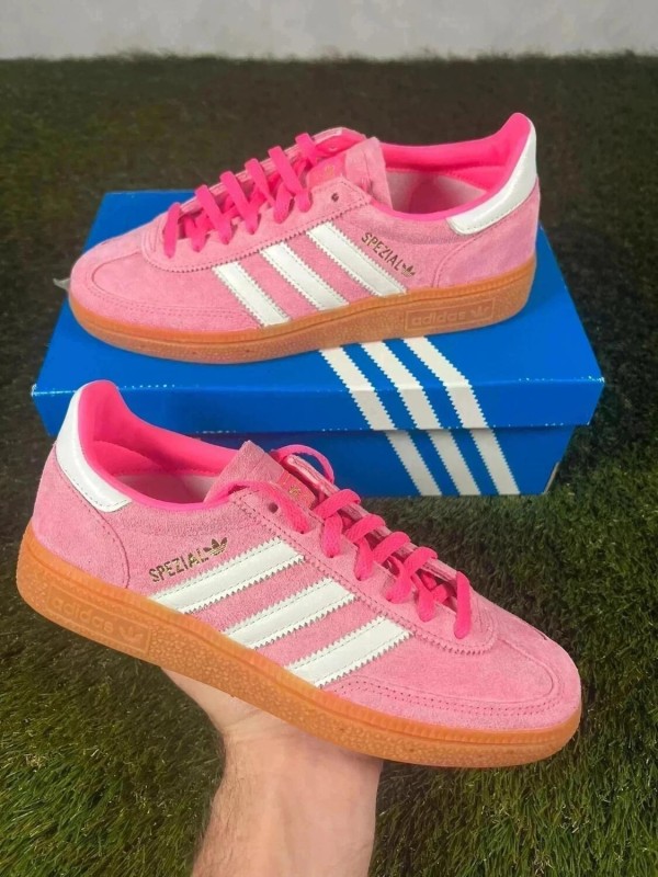 adidas handball spezial rose & blanc - taille 36 2/3