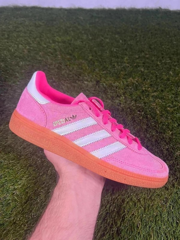 adidas handball spezial rose & blanc - taille 36 2/3 2