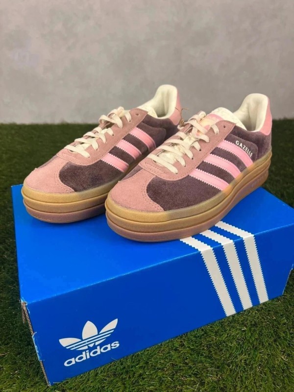 Adidas Gazelle Bold Shadow Brown Warm Clay Glow Pink - taille 37 1/3 2
