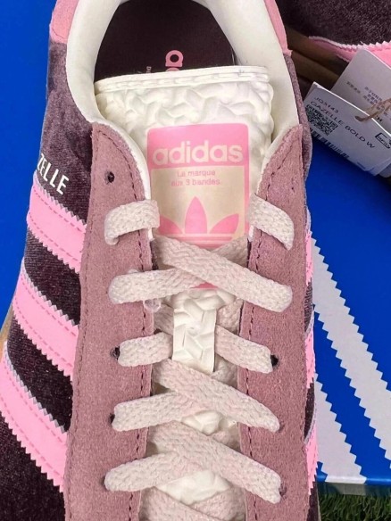 Adidas Gazelle Bold Shadow Brown Warm Clay Glow Pink - taille 37 1/3