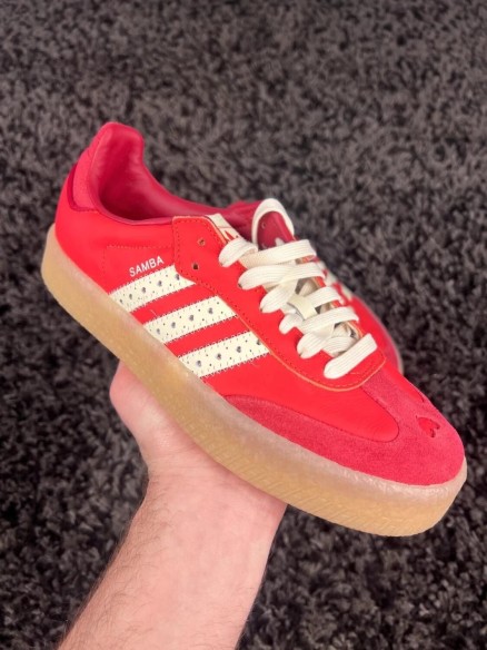 Adidas Sambae Valentine Day’s Bright Red Crew White 37 1/3