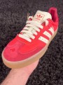 adidas samba saint-valentin rouge bright red - taille 39 1/3