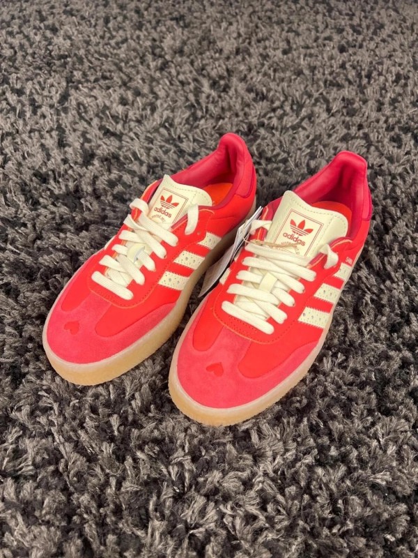 Adidas Sambae Valentine Day’s Bright Red Crew White 37 1/3 2