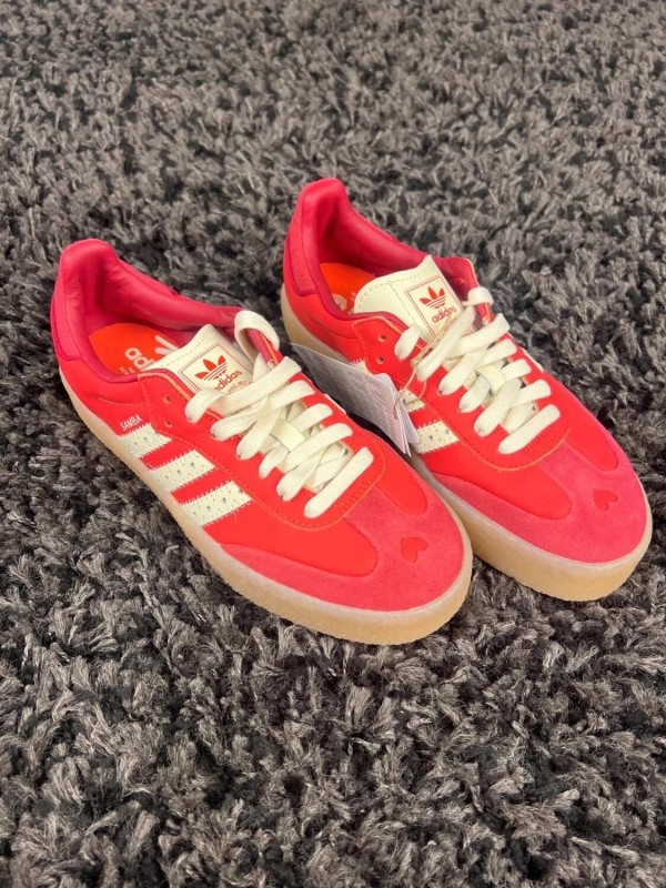 Adidas Sambae Valentine Day’s Bright Red Crew White 37 1/3 2