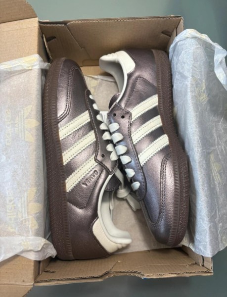 adidas samba og metallic purple gum taille 36,5
