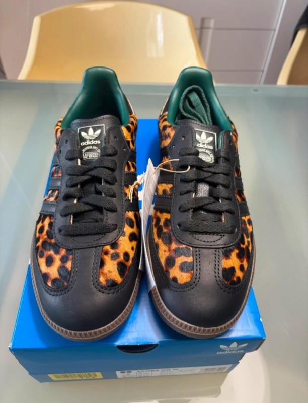 adidas samba og black green leopard taille 36 2