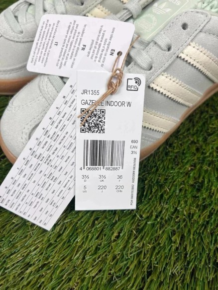 Adidas Gazelle Indoor Blanc Cassé Gum - Taille 36