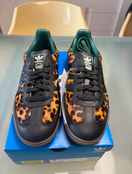 adidas samba og black green leopard taille 37