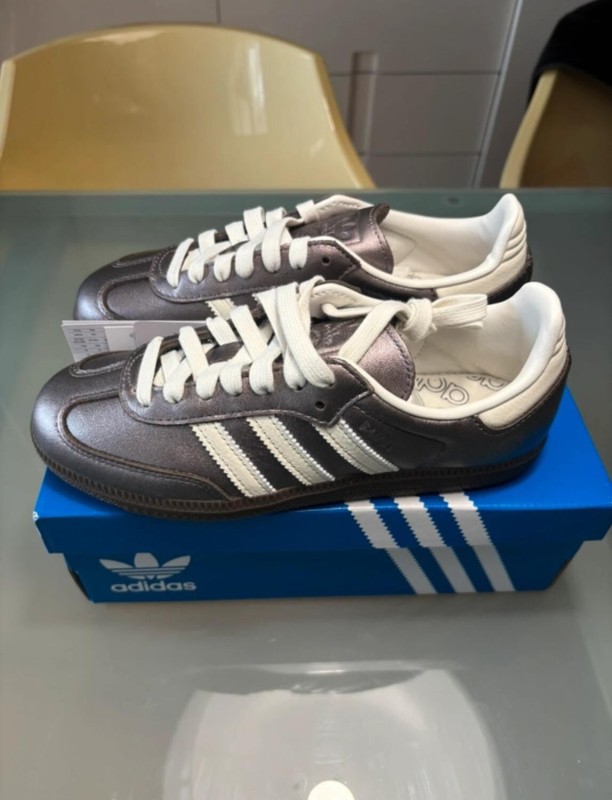 adidas samba og metallic purple gum taille 36,5 2