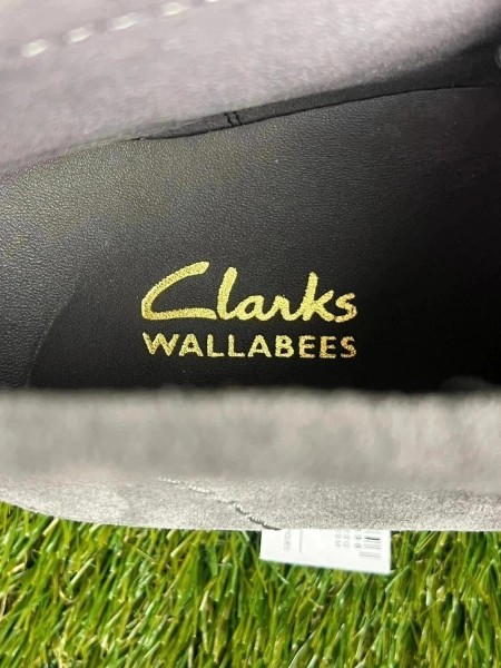 Clarks Wallabee Evo Nubuck Gris Clair - taille 44,5 EU