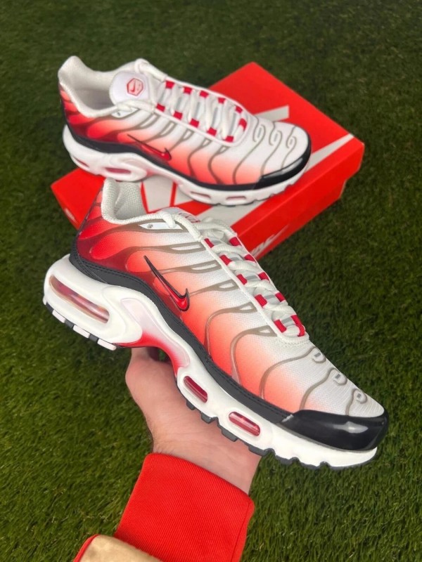 Nike air max plus blanc rouge rose - taille 38 2