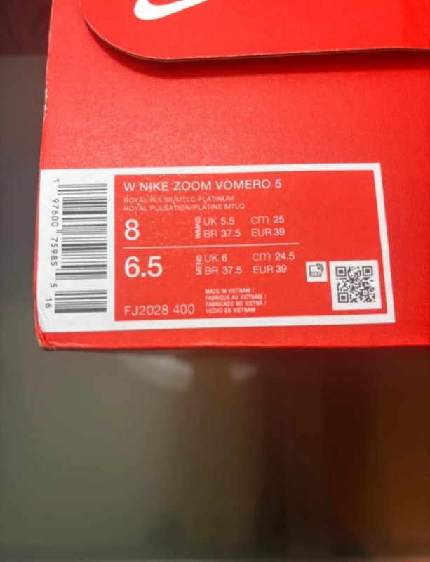 Nike Zoom vomero 5 bleu taille 39 2