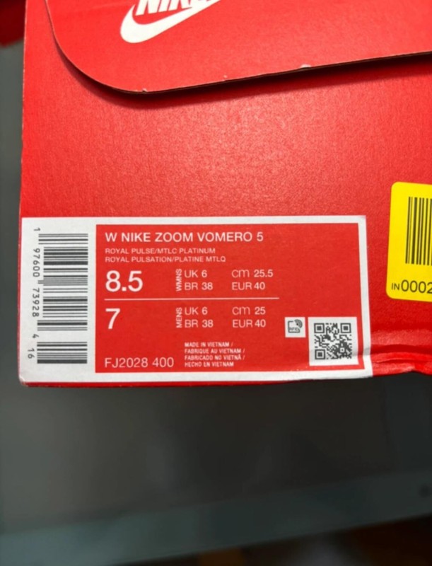 Nike zoom vomero 5 bleu taille 40 2