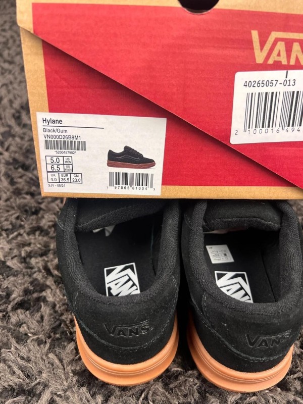 Vans Hylane noir semelle gomme - taille 36,5 EU 2
