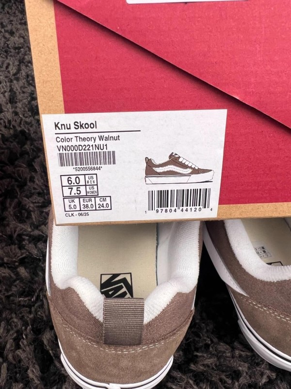 Vans knu skool color theory walnut - taille 38 2