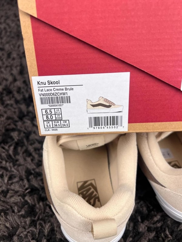 Vans knu skool fat lace creme brulée - taille 38,5 2