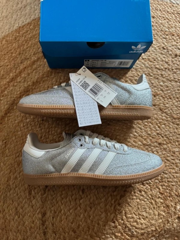adidas samba shine silver metallic - taille 40 2