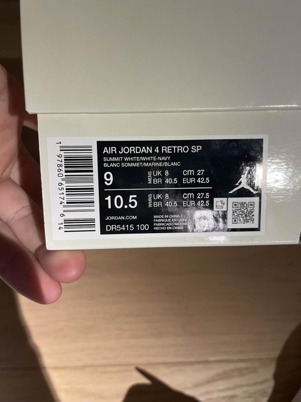 Jordan 4 navy blue 2