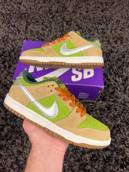 Nike SB Dunk Low Pro Nubuck Vert - Taille 40 EU