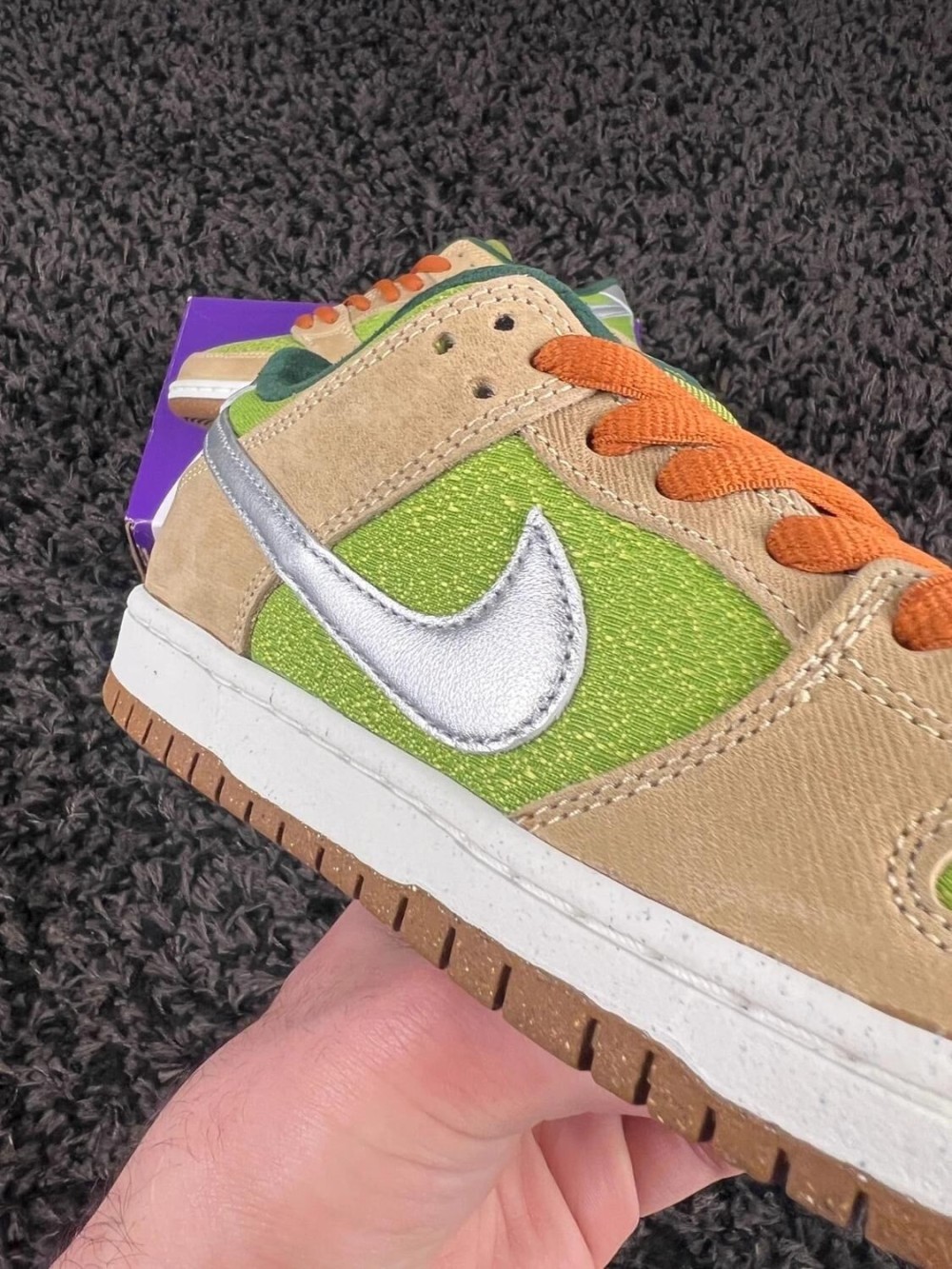 Nike SB Dunk Low Pro Nubuck Vert - Taille 40 EU