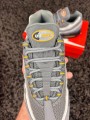 Nike Air Max 95 Cuir Noir Gris Orange - Taille 39 EU