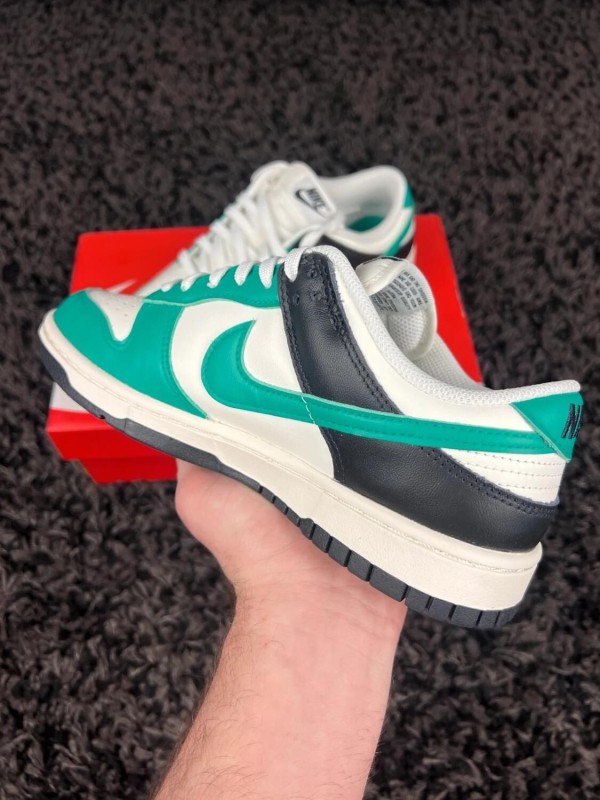 Nike Dunk Low Cuir Vert Clair Noir - Taille 39 EU 2