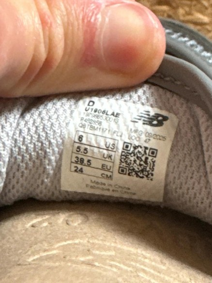 New Balance 1906L Silver - Taille 38,5