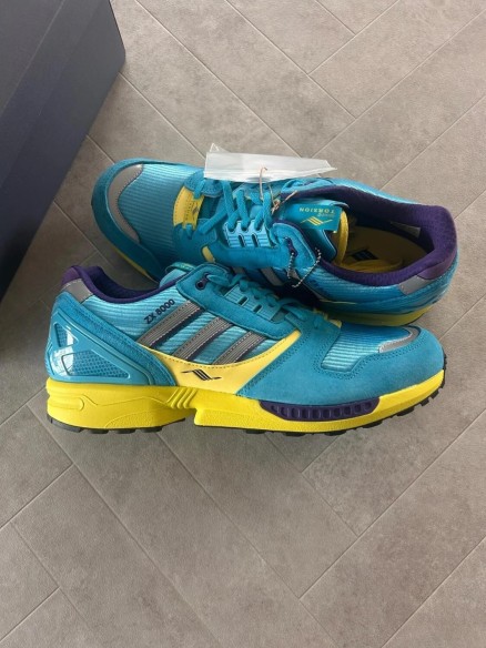 Adidas zx8000 jc mt blue purple yellow consortium