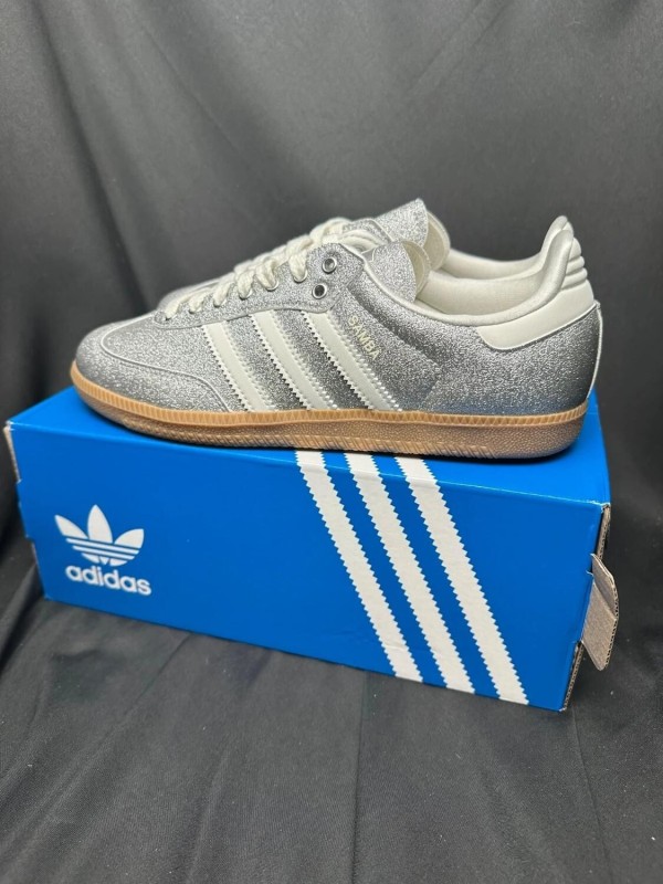 adidas samba og silver metallic - taille 38 2