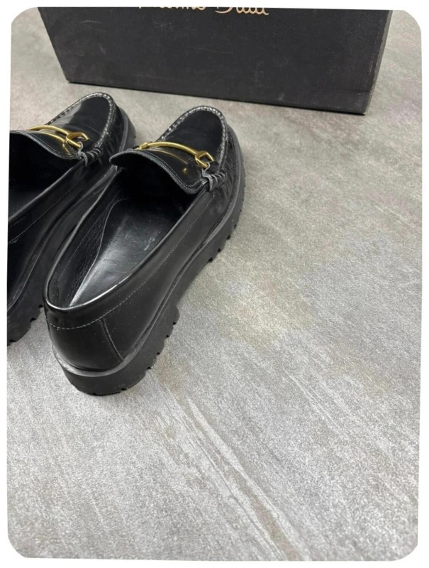 Mocassins Massimo Dutti cuir black ( taille 37 ) 2