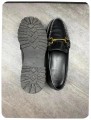Mocassins Massimo Dutti cuir black ( taille 37 )