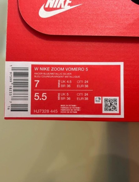 Nike Zoom vomero 5 racer blue metallic silver taille 38