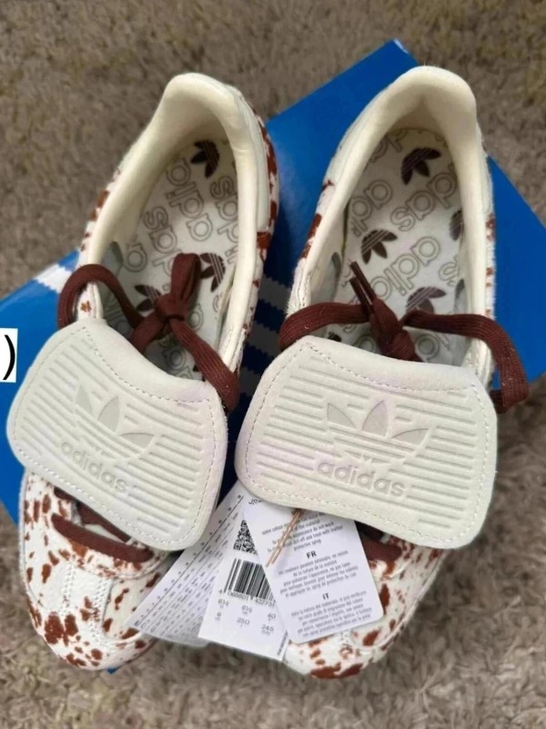 adidas samba og lt cow print brown white vache marron blanc 2