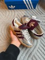 Adidas handball spezial lt w - silver metallic bordeaux
