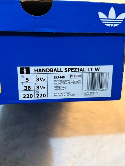 Adidas handball spezial lt silver metallic 36