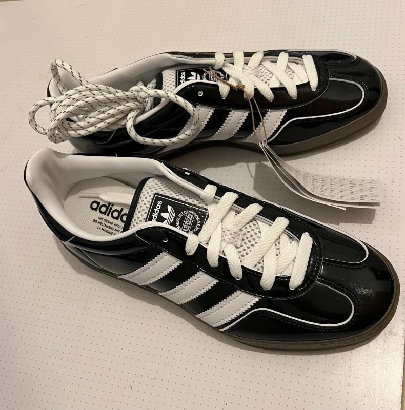 Adidas Gazelle Indoor Core Black Patent - Neuf - 40 2/3 2