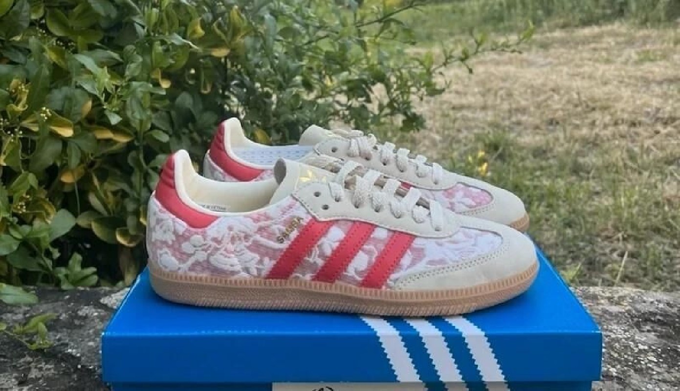 adidas samba liberty london red - 41 1/3 - neuf 2