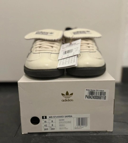 adidas samba wales bonner studded pack cream white - neuf - 42