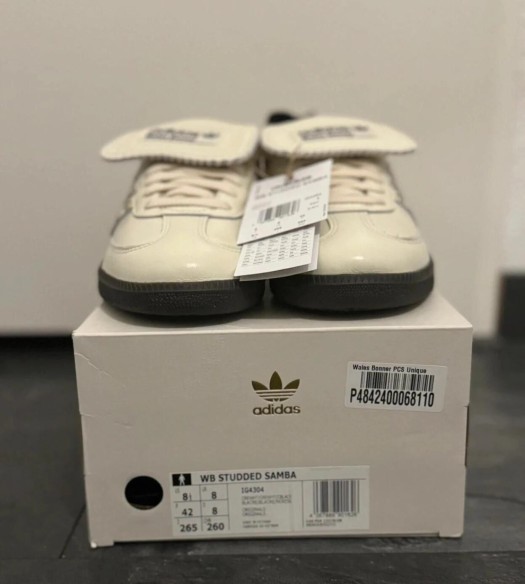 adidas samba wales bonner studded pack cream white - neuf - 42