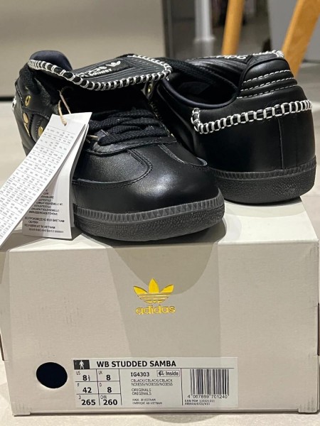 adidas samba wales bonner studded pack black - neuf - 42