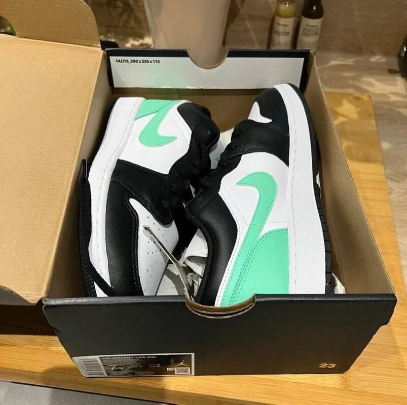 Nike air jordan 1 Low green glow verte - neuf - 40 2