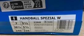 adidas handball spezial cream white coral velvet - neuf - 38 2/3