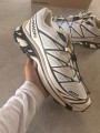 Salomon xt6 white vanilla ice cream coffee brown