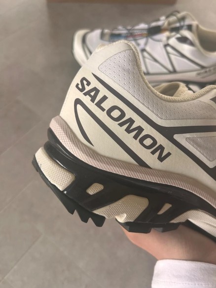 Salomon xt6 white vanilla ice cream coffee brown