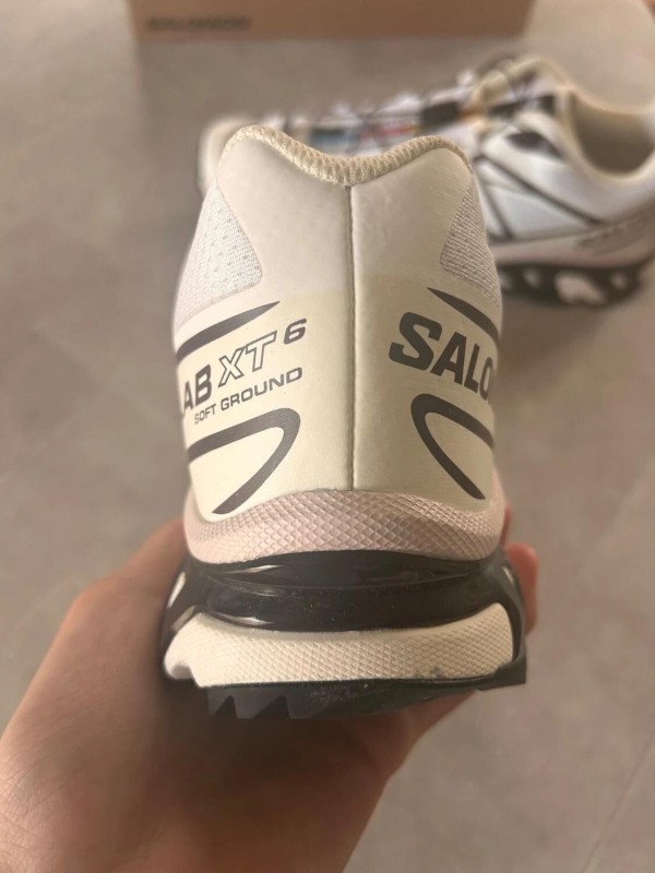 Salomon xt6 white vanilla ice cream coffee brown 2