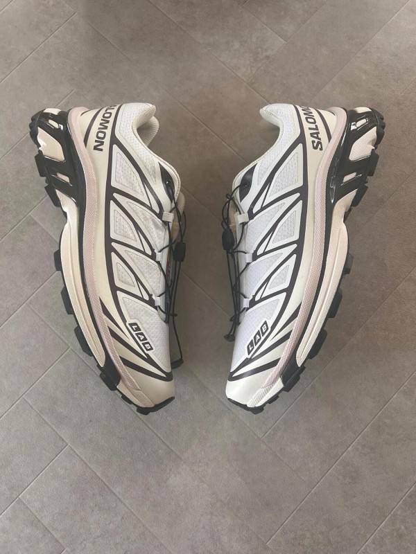 Salomon xt6 white vanilla ice cream coffee brown 2