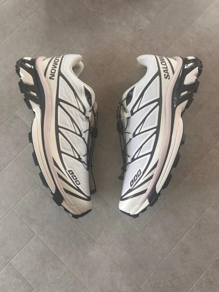 Salomon xt6 white vanilla ice cream coffee brown